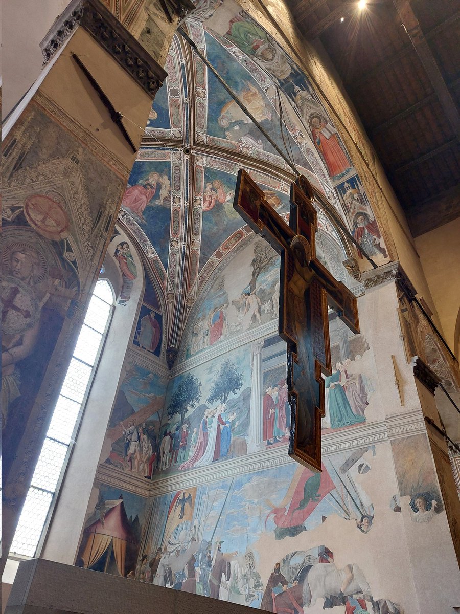 Today we saw first hand the Frescoes by Piero della Francesca in Arezzo and it is easy to see how Martinu was enraptured by the mysticism of these paintings to produce one of his most successful orchestral works