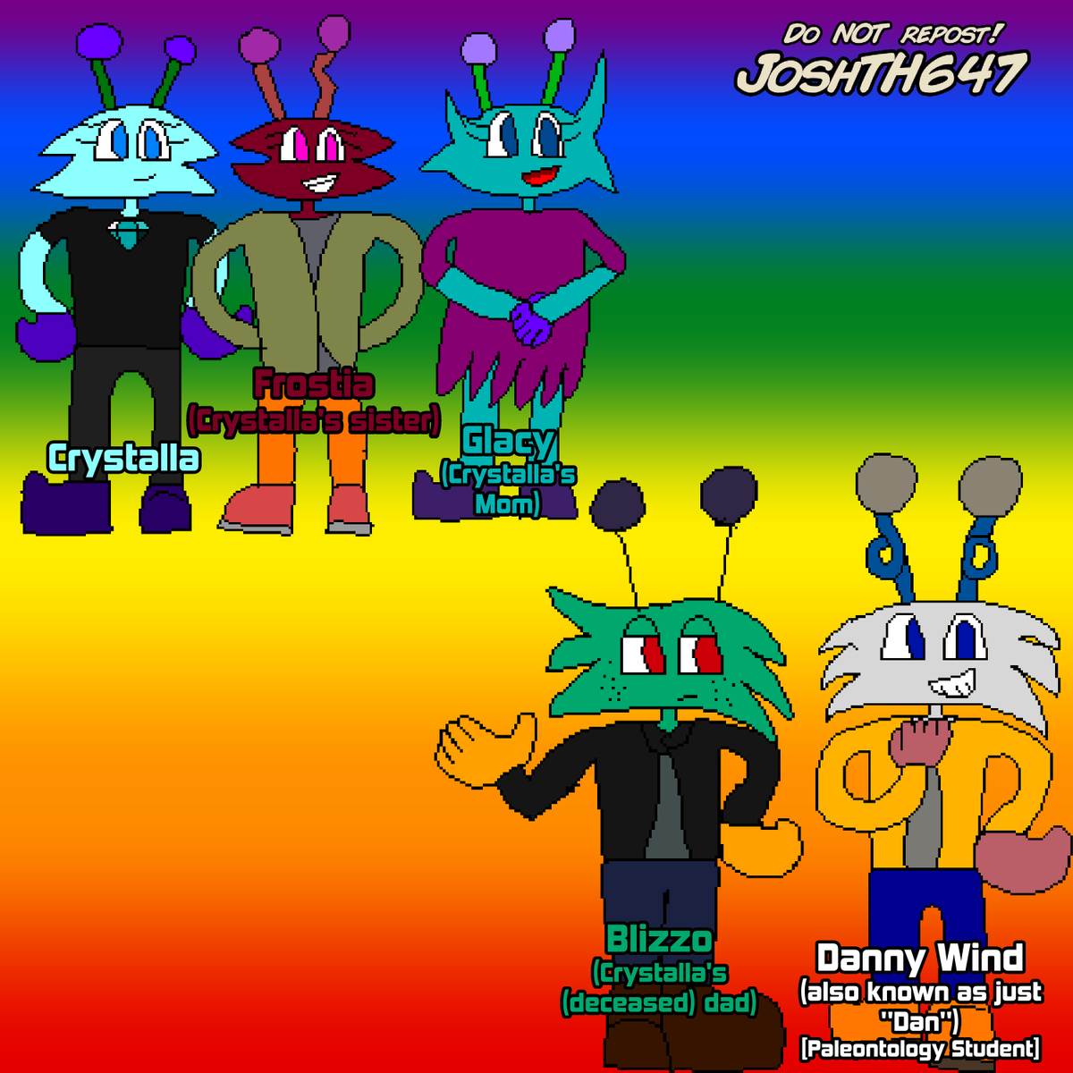 UnspiritedSoul's tweet photo. The entire pack of sillies in one post!!
#oc #ocart #ocartist #Crystalla #Frostia #Glacy #Blizzo #DannyWind #smallartist #myart #myartwork #Doodles #originalcharacters https://t.co/waJ9hkn7TY