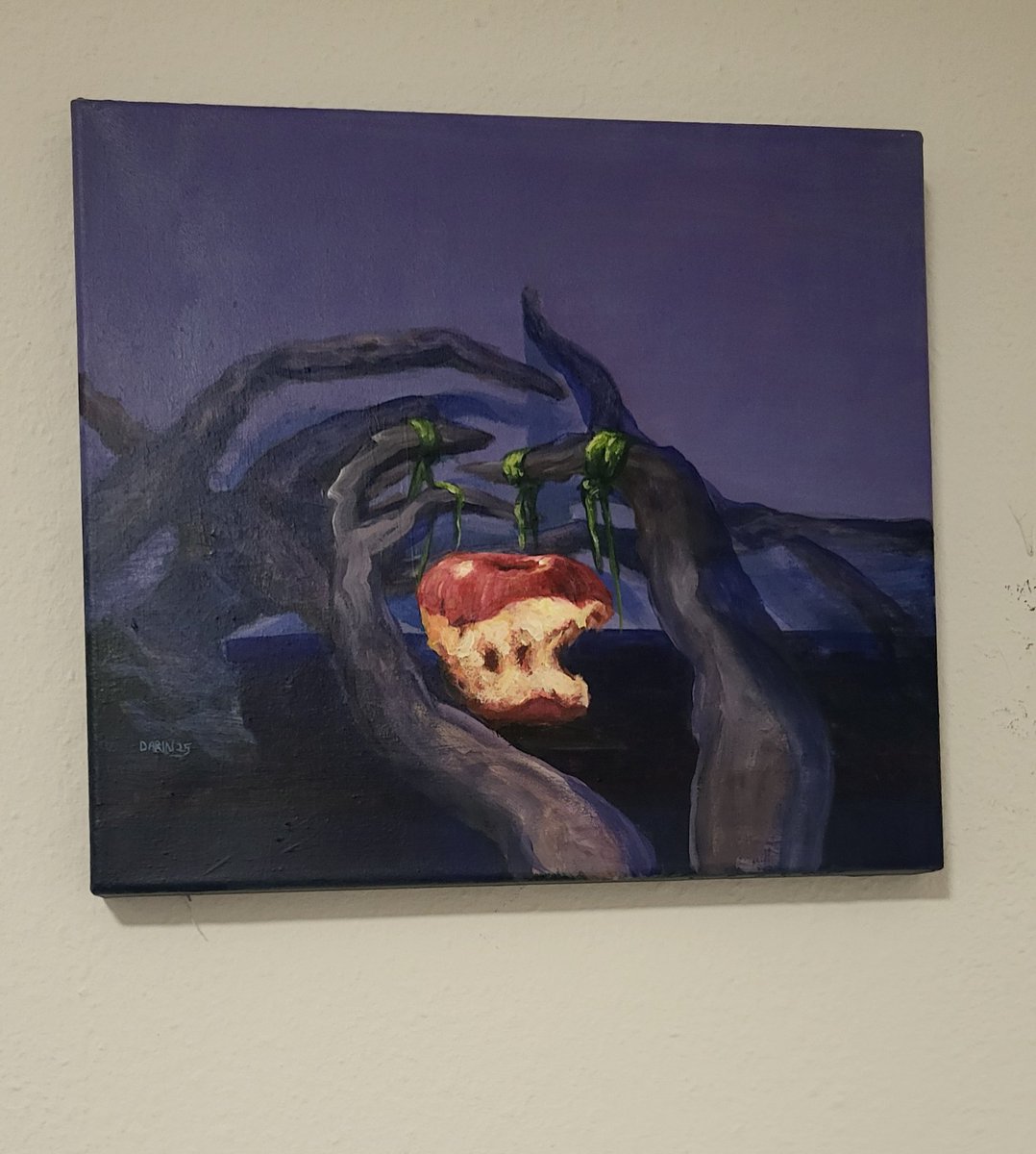darina979's tweet photo. Still life
Acrylic on Canvas
45*40 cm
2025
#art #painting #artist #acrylic #acrylicpainting #freedom #StillLife #Apple #green #woman #man #womanright #Terroristes #syria #syrianwomen #darinahmad https://t.co/ORryRmGt1f