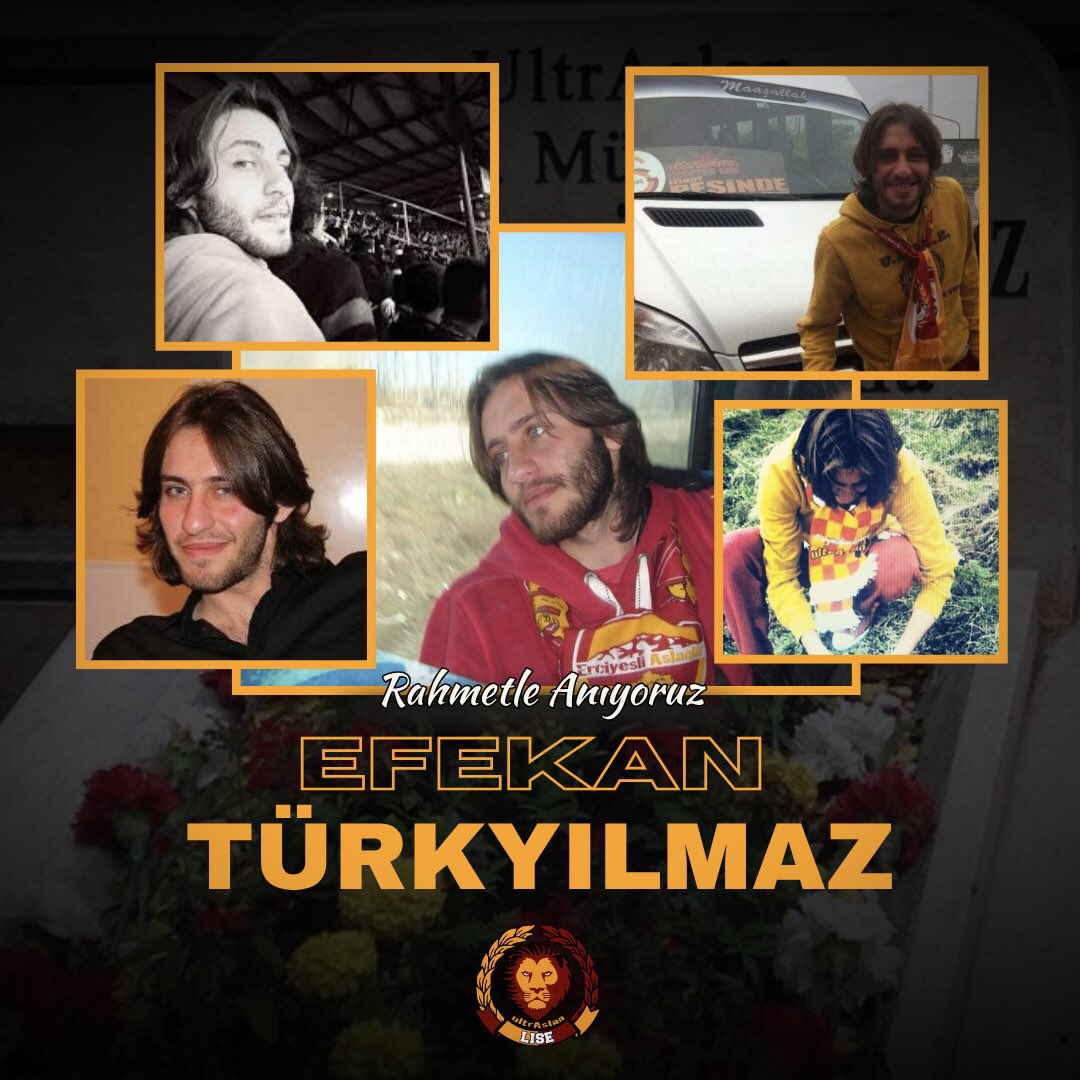 Unutmadık, unutmayacağız. Bizimlesin Efekan! Sevgi, saygı ve özlemle... 

#ultrAslanLİSE