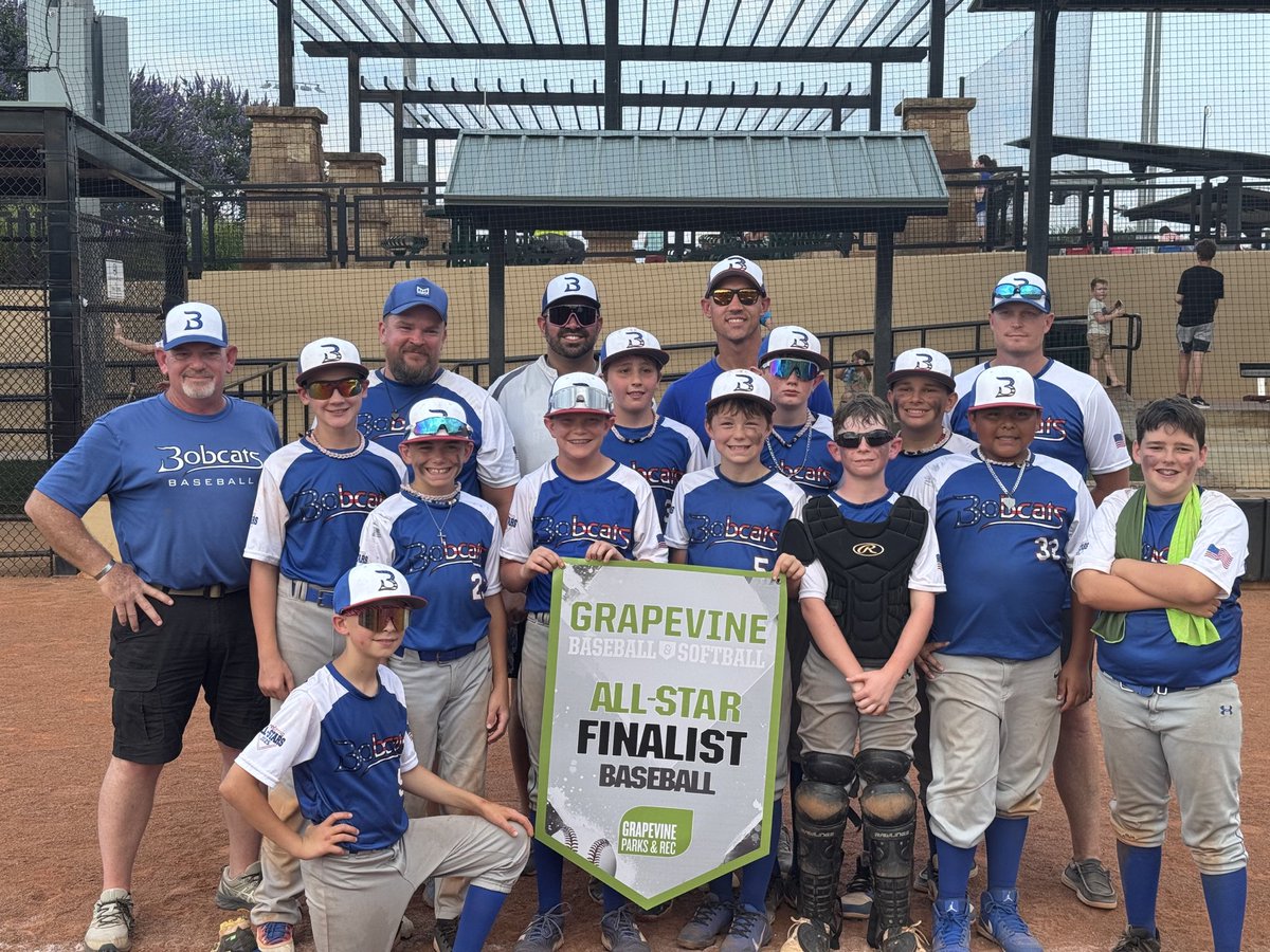 TCRYBA's tweet photo. 🥈FINALIST🥈

Congrats to 12U Bedford All-Stars on a Silver Bracket 2nd place finish in the Grapevine All-Star Tournament! https://t.co/TOT5WpWl92