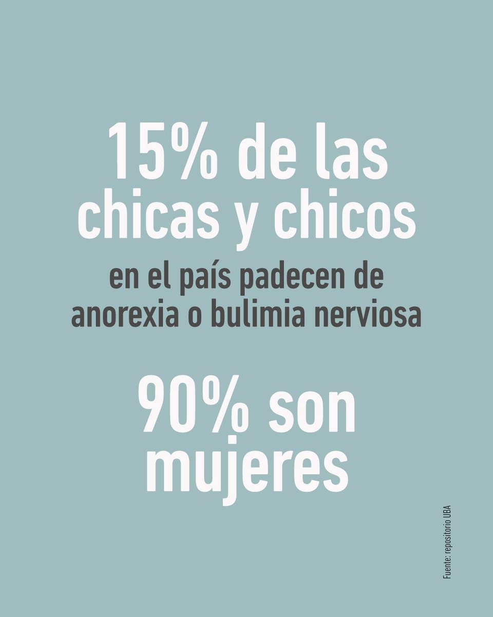 MPTutelar's tweet photo. 💬Cada vez más chicas y chicos sufren de TCA. La presión social, los estereotipos y el ideal de “cuerpo perfecto” impactan profundamente en su salud mental y física.
👀Estemos atentos a cambios en la alimentación, el ánimo, el cuerpo o el comportamiento 👉🏻pueden ser señales.
🧵👇🏻 https://t.co/LvUsexswmx