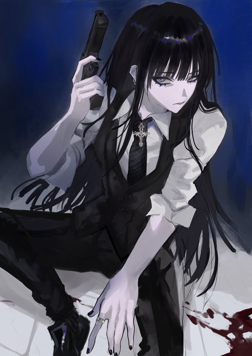 This character's name is Mumei, and he is male.