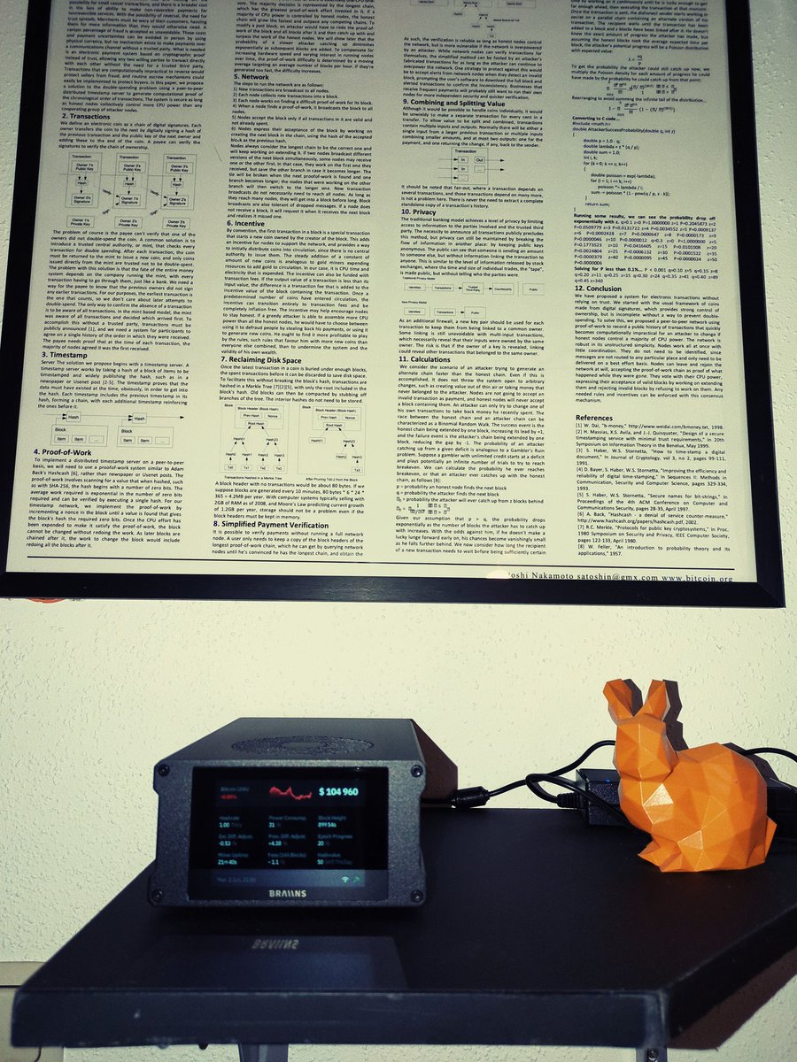 Motortroll's tweet image. Vielen Dank an @BraiinsMining und dem netten DPD Fahrer der mich nun endlich gefunden hat! #blockclock #miniminer