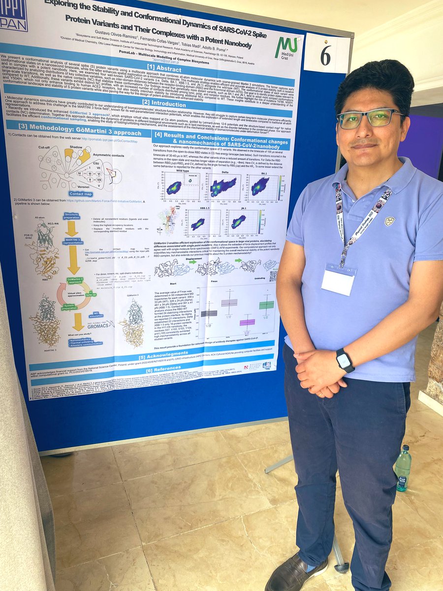 Presenting my team's work on the GōMartini 3 applications to the full-length SARS-CoV-2 🦠 🖥️ at the 'Physical Virology Across Length Scales' meeting in Barcelona, June 1–6, 2025.