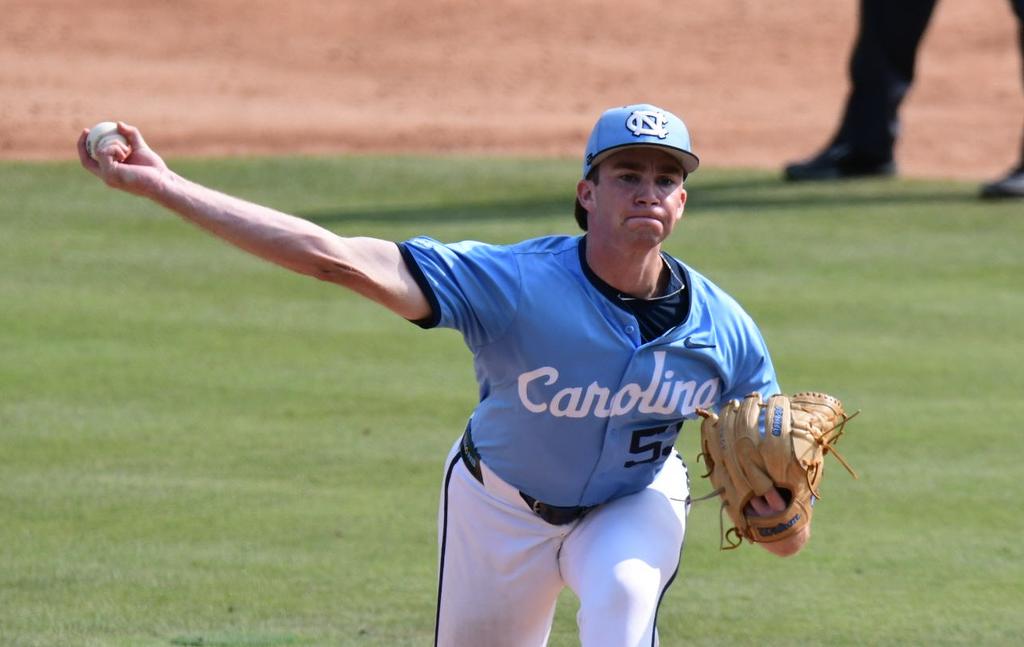 Aaron Fitt (@aaronfitt) on Twitter photo Freshman Ryan Lynch exits after 5-plus innings of 2-run ball - he gave the <a href="/DiamondHeels/">Carolina Baseball</a> what they needed today. Attacked the zone at 93-95, and got a really good slider going in the middle innings. UNC leads 8-2, and here's fellow freshman star Walker McDuffie. Freshman Ryan Lynch exits after 5-plus innings of 2-run ball - he gave the <a href="/DiamondHeels/">Carolina Baseball</a> what they needed today. Attacked the zone at 93-95, and got a really good slider going in the middle innings. UNC leads 8-2, and here's fellow freshman star Walker McDuffie.