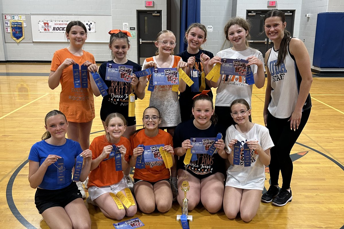 RocketPoms's tweet photo. Our @RJHS78 team had a UDA camp last week. The girls spent two days working together to learn new performance routines, take technique classes, and compete in different evaluations. So excited to see what these girls have in store for the season!
#rocketpoms #loveourlittles #uda https://t.co/4F10pw1DS9