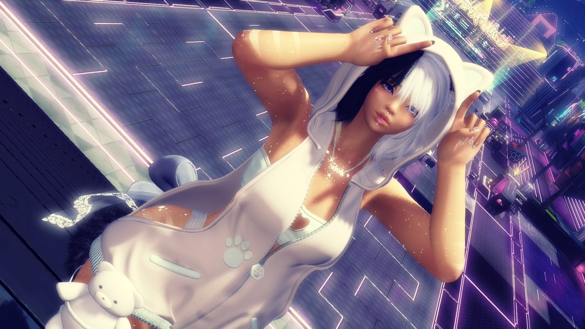 ffxivsabrinaxo's tweet photo. ℱ𝓁𝒶𝓊𝓃𝓉𝒾𝓃𝑔 𝓂𝓎 𝓀𝒶𝓌𝒶𝒾𝒾 𝓋𝒾𝒷𝑒𝓈 𝓉𝑜𝒹𝒶𝓎! ✨🌸

#miqote #miqo #GPOSER #EorzeaPhotos #lenoposes https://t.co/UpoS9Pw4yu