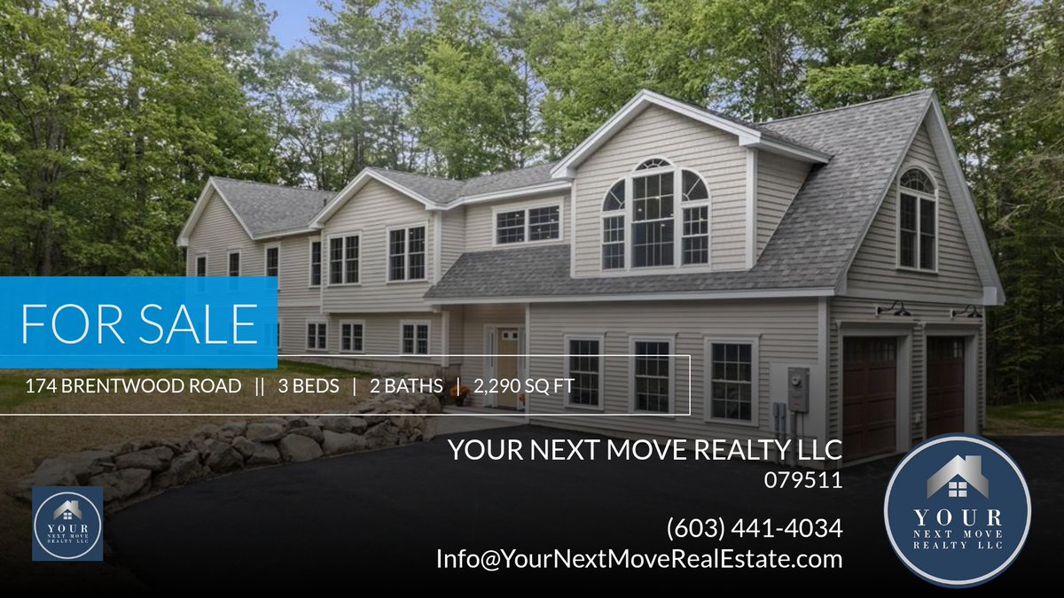 YourNextMoveNH's tweet image. New to the Market!

Info@YourNextMoveRealEstate.com
603-441-4034
#RochesterListings #RochesterHomes #PortsmouthListings #PortsmouthHomes #PortsmouthRealEstate #SeacoastListings
#SeacoastHomes #InterestRates #YourNextMove homeforsale.at/174_BRENTWOOD_…