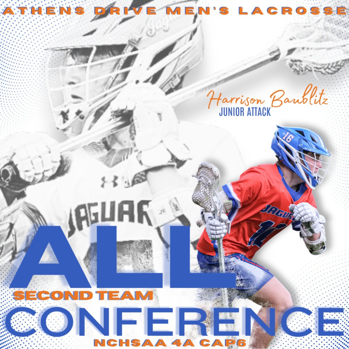 ADLAX (@adlaxheadcoach) on Twitter photo Congratulations to Harrison Baublitz for being recognized for the Cap 6 All-Conference 2nd Team! Harrison found his groove and made a huge impact this year! <a href="/athensjags/">Athens Athletics</a> <a href="/AthensHSMagnet/">AthensHS-Magnet</a> <a href="/nclaxpreps/">NC Lax Preps</a> <a href="/NCLaxCoaches/">NC Lacrosse Coaches Association</a> <a href="/footbaldycoach/">Tom Wetherby</a> Congratulations to Harrison Baublitz for being recognized for the Cap 6 All-Conference 2nd Team! Harrison found his groove and made a huge impact this year! <a href="/athensjags/">Athens Athletics</a> <a href="/AthensHSMagnet/">AthensHS-Magnet</a> <a href="/nclaxpreps/">NC Lax Preps</a> <a href="/NCLaxCoaches/">NC Lacrosse Coaches Association</a> <a href="/footbaldycoach/">Tom Wetherby</a>