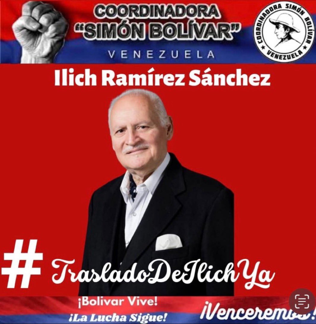 Traslado Ya para el camarada Ilich Ramírez Sánchez de acuerdo al Convención de Estrasburgo firmada por el presidente Chávez en el 2003.