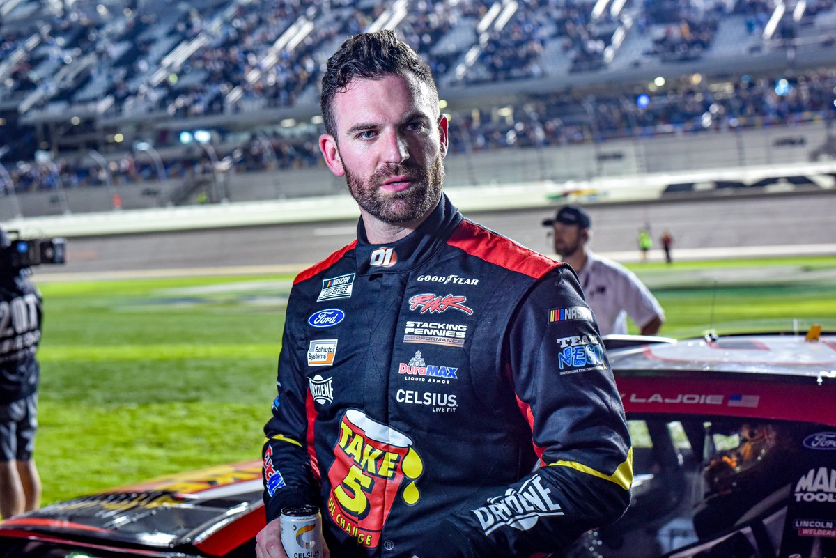 Corey LaJoie will reunite with Spire Motorsports in 2025 as he'll drive nine races for them in the #NASCAR Craftsman Truck Series.

He'll pilot the No. 07 truck at these following races:
Michigan
Richmond
Darlington
Bristol
New Hampshire
Charlotte
Talladega
Martinsville
Phoenix