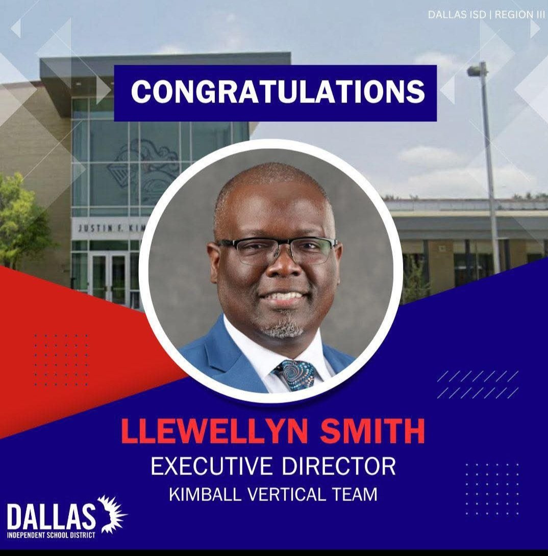 Dallas leaders were incredibly kind and supportive during my transition and Roosevelt’s success. Mr. Smith was especially instrumental—he served as a trusted sounding board and leads with unwavering character and strong morals. Congrats,Brother.