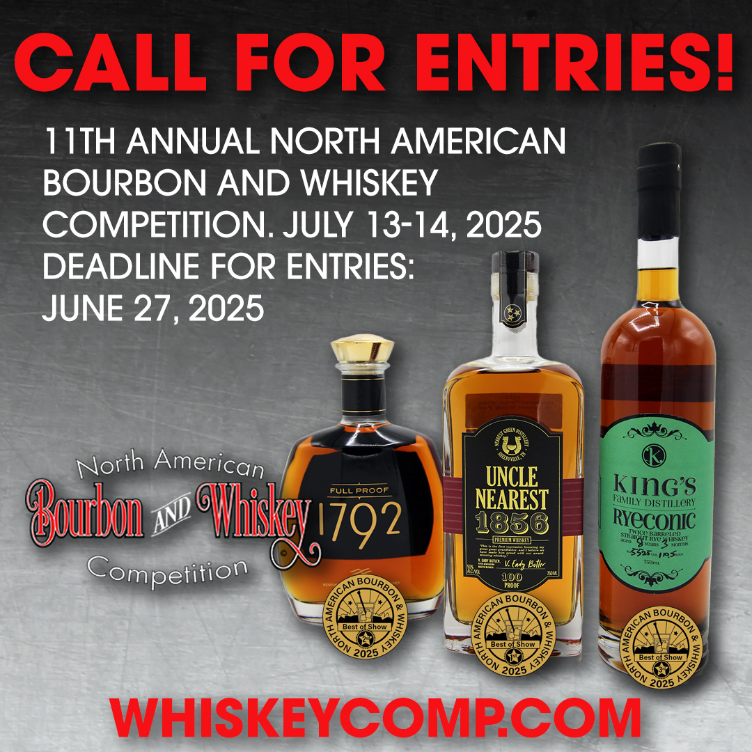 Calling all Bourbon, American Whiskey, Canadian Whiskey!
2025 North American Bourbon and Whiskey Competition

Imagine a professional bourbon and whiskey competition laser-focused on recognizing excellence in North American Whiskey.