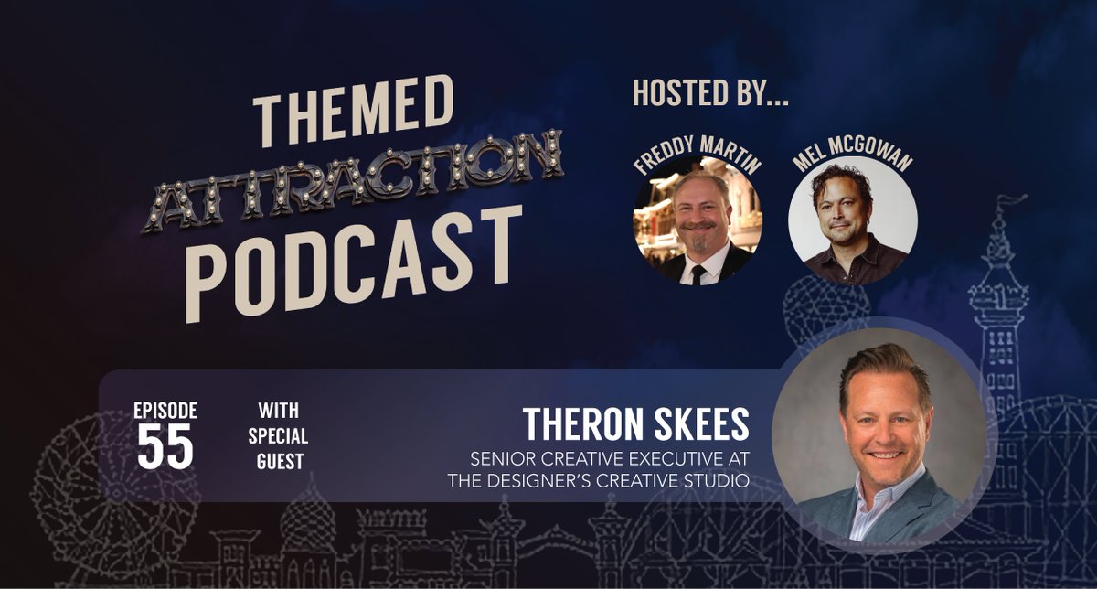 Check out the latest Themed Attraction Podcast with Theron Skees - a themed entertainment legend with 30+ years in the game!

hubs.la/Q03qcm-00