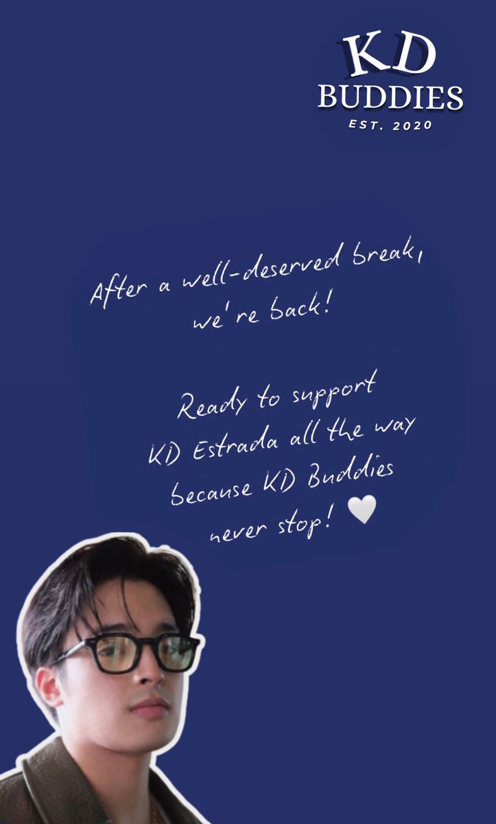 Kyle Daiñel Buddies Official (@kdbuddiesofc) on Twitter photo Back where we belong.
Let’s keep the support going strong
for KD Estrada - once a buddy, always a buddy! 😉
<a href="/kdestrada_/">kyle daiñel estrada</a> | #KDEstrada Back where we belong.
Let’s keep the support going strong
for KD Estrada - once a buddy, always a buddy! 😉
<a href="/kdestrada_/">kyle daiñel estrada</a> | #KDEstrada
