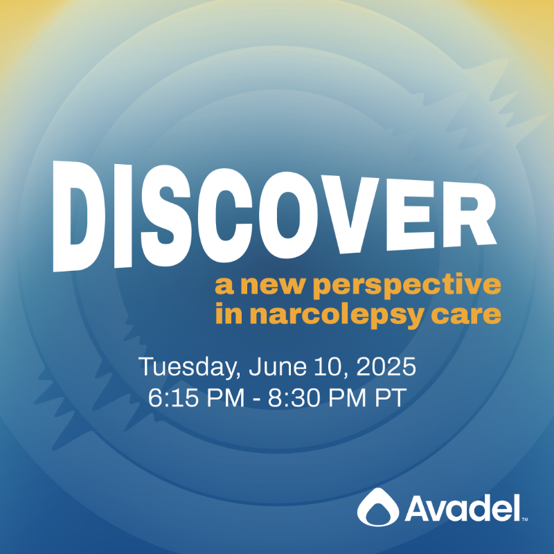 Tomorrow, #TeamAvadel is hosting “Discover a New Perspective in Narcolepsy Care”, a night at #SLEEP2025 for those living with #narcolepsy and sleep professionals to connect.