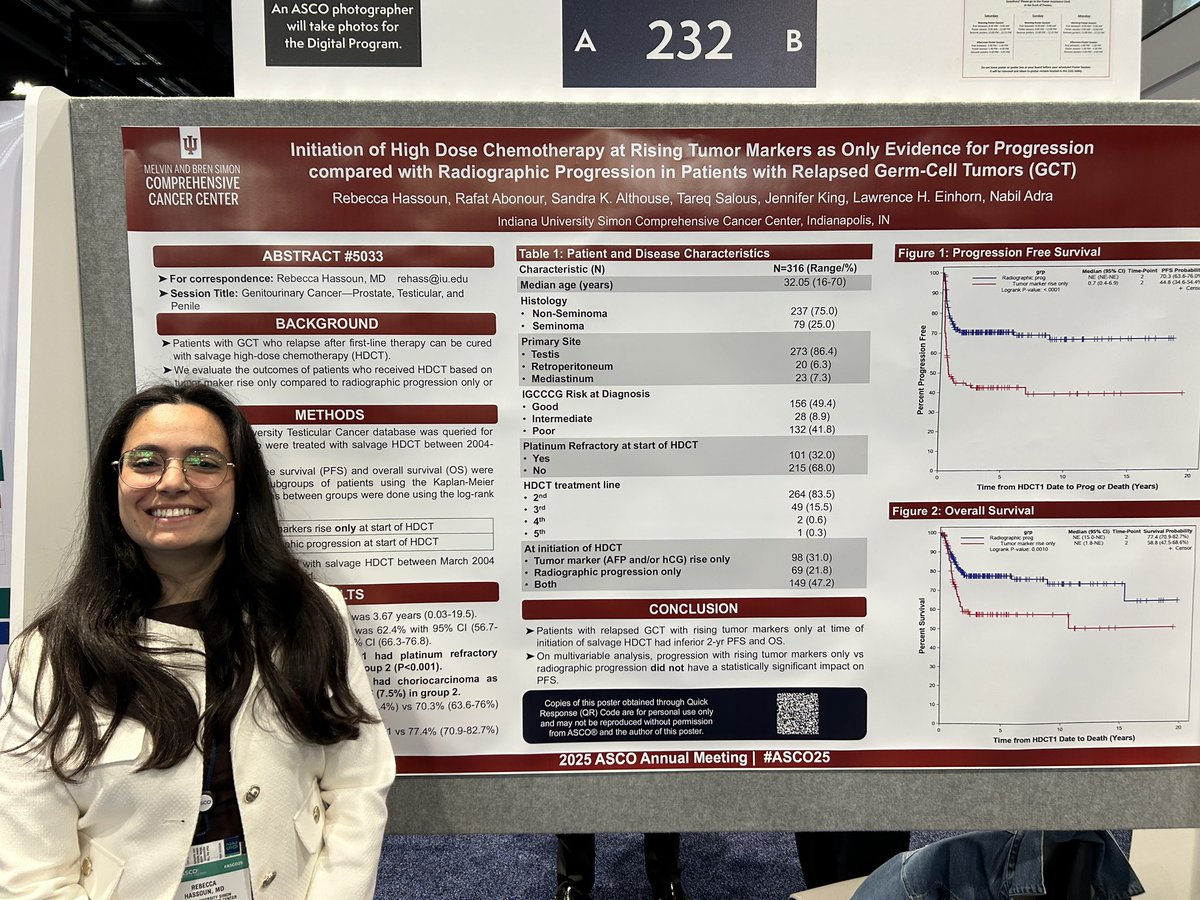 Live from #ASCO25!
Our researchers are sharing their latest work and standing proudly by their posters today in Chicago. From lab discoveries to clinical impact, they’re driving cancer research forward. #ResearchCuresCancer <a href="/ASCO/">ASCO</a>