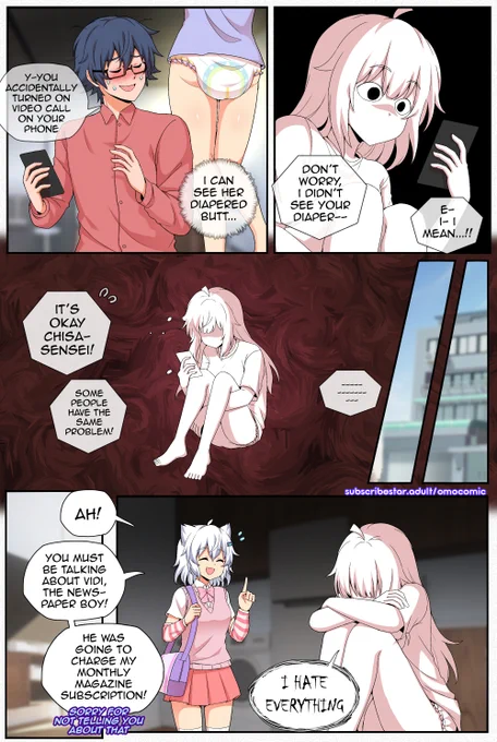 Nappy Boarding House Page 52

And Chisa enter static mode 😆
➡️ More page by supporting me in my Sub$cribe$tarAdult Omocomic~ 