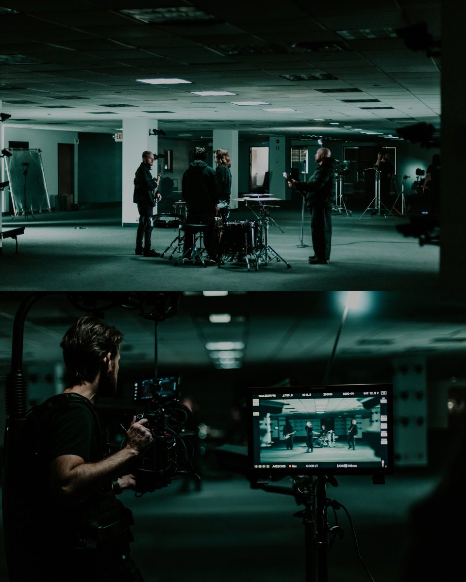 BEHIND THE SCENES filming the 'Lonely God' music video 🎬 Who's ready for August 1st??