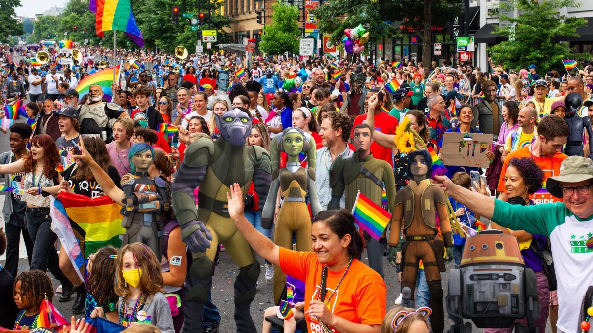 RebelsHostCrew's tweet image. BREAKING: The Ghost Crew and some of their associates were found marching in a pride parade as they celebrate Pride Month 2025.

(Source: Gayriety)