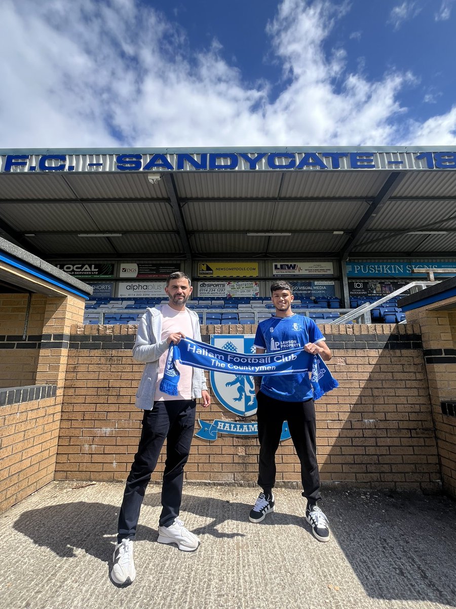 𝐖𝐞𝐥𝐜𝐨𝐦𝐞, 𝐏𝐚𝐮𝐥𝐨 👋🏻 

Paulo Aguas becomes our first new signing of the summer ahead of our 2025/26 season. 🤝🏻

Player interview and managers thoughts to follow… 🎙️

#HallamFC