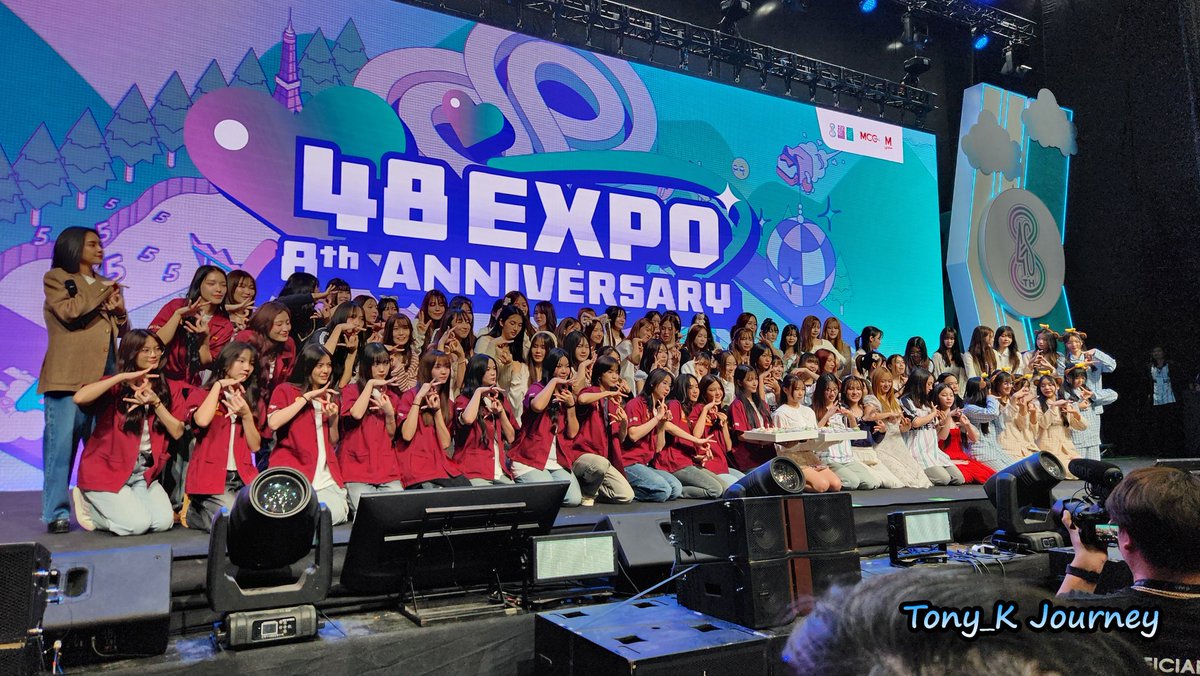 TonyK_Official's tweet photo. 『48EXPO –8th ANNIVERSARY–』
(DAY 3 - 2 JUNE 2025)

อีกหนึ่งภาพประวัติศาสตร์
48 Group Thailand ก้าวเข้าสู่ปีที่เก้า ภายใต้การนำของ #PopperBNK48 ชิไฮนินของฝั่ง #BNK48 คนล่าสุด พร้อมด้วย #HoopBNK48 ผู้เป็นกัปตันวง และฝั่ง #CGM48 ที่มี #LookkedCGM48 เป็นกัปตัน

#48EXPO_TH https://t.co/i7GZ5pIn0j