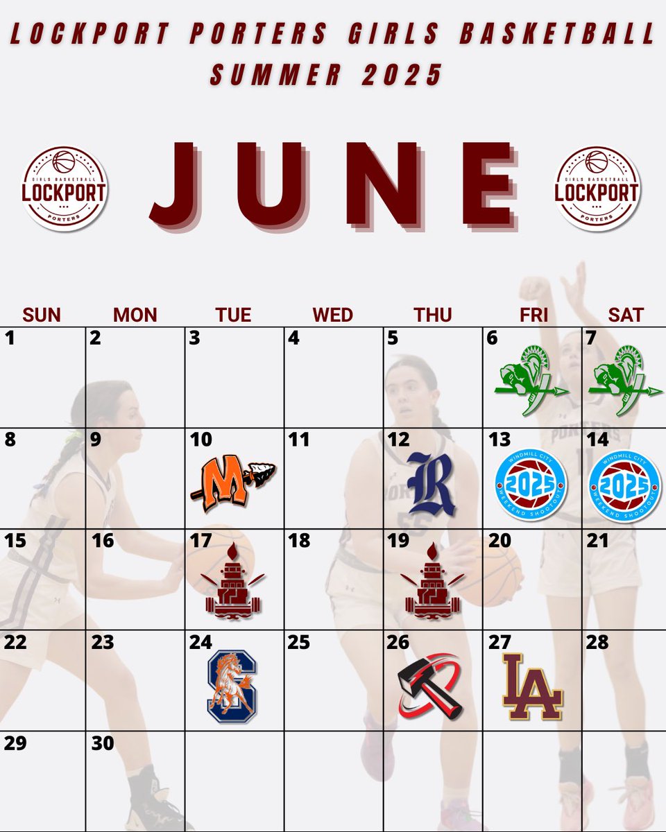Catch us in action this June vs some great programs in IL. College coaches — come watch us compete!

📆Oak Lawn Shootout (6/6–6/7)
📍Minooka (6/10)
📍Reavis (6/12)
⭐Windmill City (6/13–6/14)
📍Lockport (6/17 &amp; 6/19)
📍Stagg (6/24)
📍Bradley (6/26)
📆Loyola Shootout (6/27)