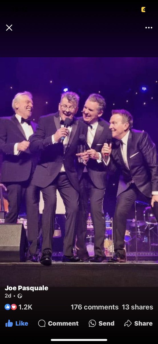 TeamShaneRichie's tweet photo. A few more great pix and messages posted by #ThePratPack fellas at the end of #ThePratPackTour2025. Didn’t they have fun?! 😂🥰
#thepratpacktour #prats #ladsontour @BradleyWalsh @realshanerichie #JoePasquale @RealBrianConley https://t.co/a25G43mizI