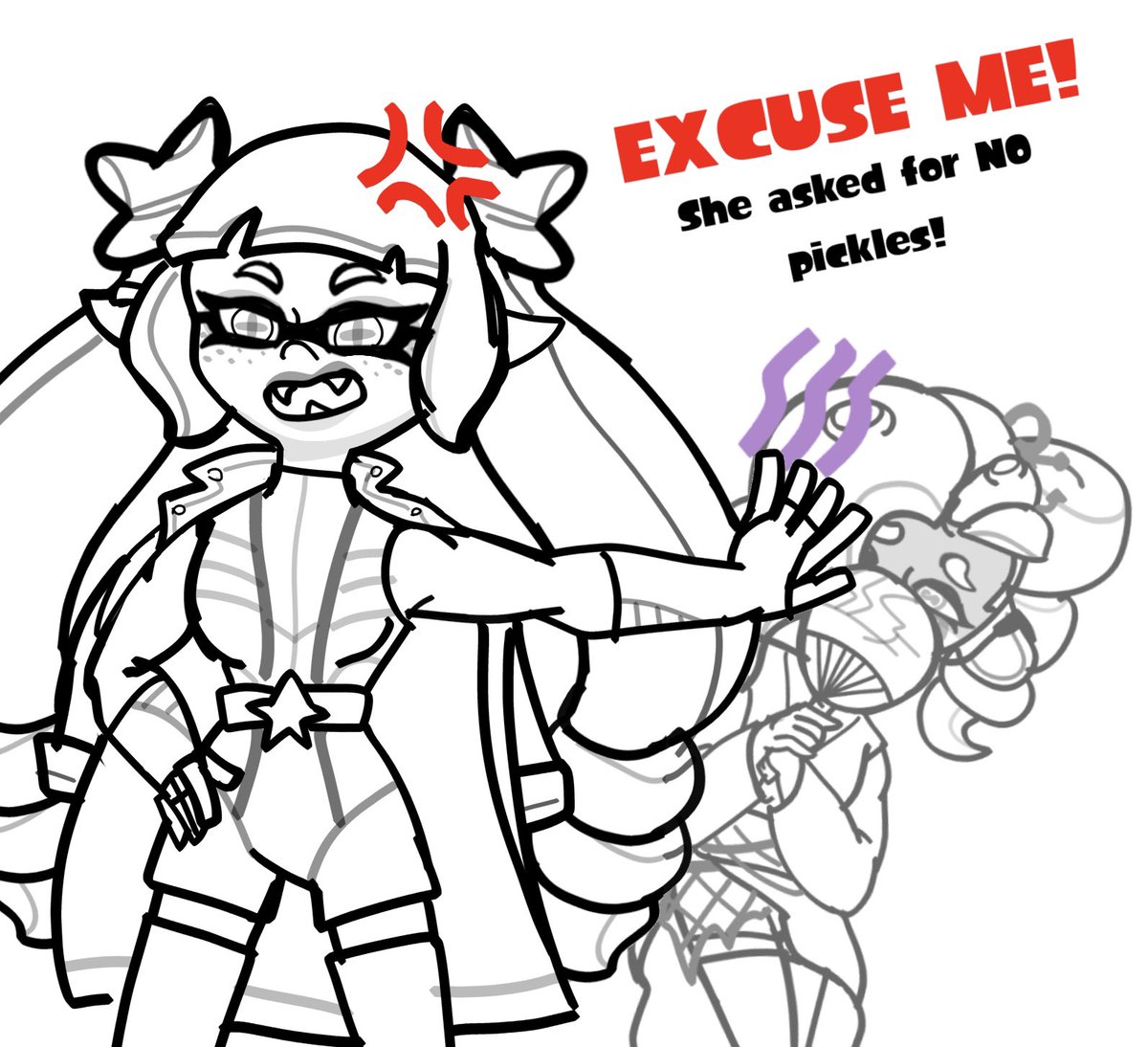 SBL0ver30000_'s tweet photo. Starstruck Lore drop is taking longer than GTA6 so here’s a fun drawing to illustrate Castor and Vasa’s dynamic <3
#SplatoonOC #SplatoonStarstruck https://t.co/Sref8SVH8b