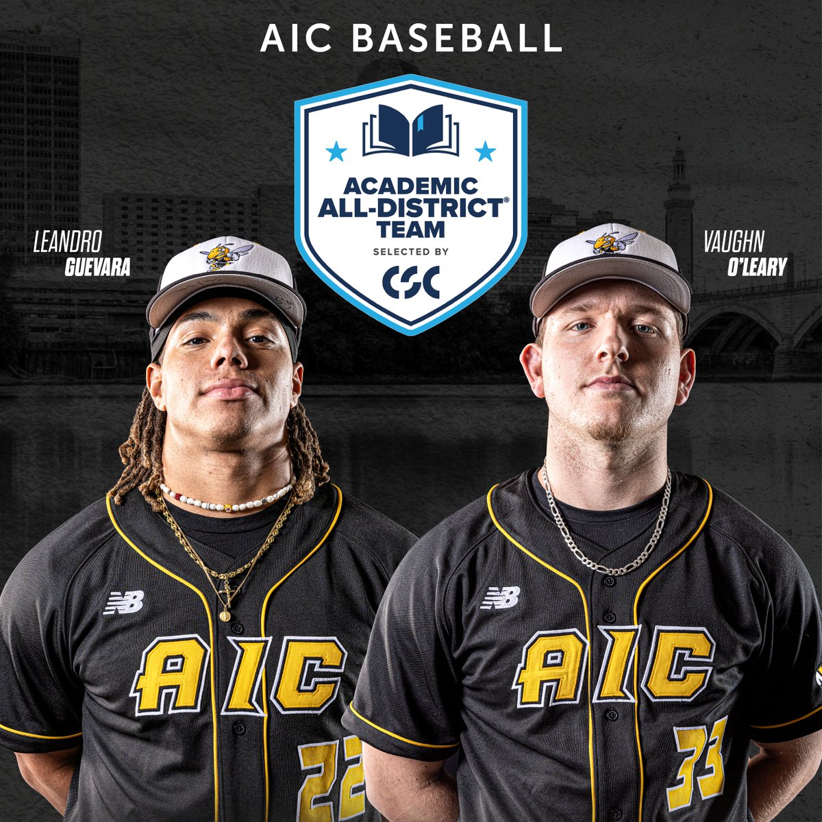 Academic All-District📚⚾️

Congrats to our two @collsportscomm Baseball Academic All-District honorees‼️

#AICBaseball #AcademicAllDistrict #AllDistrict