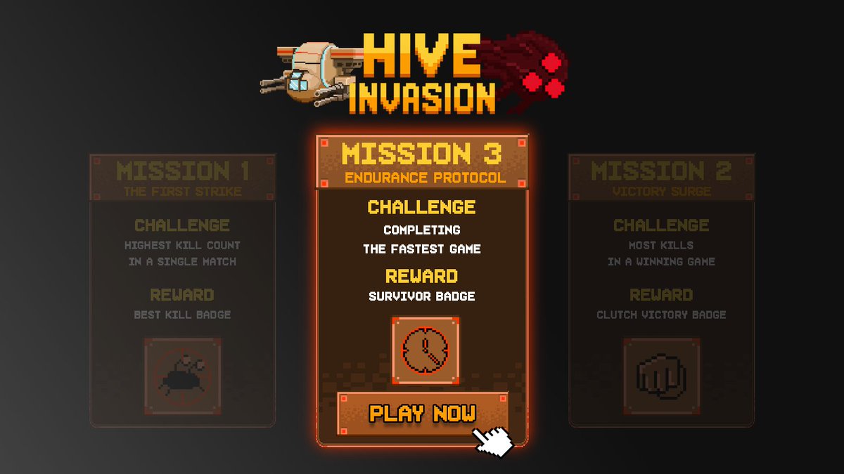 pixcapegames's tweet image. 🧬 Mission 3 is live: Complete the fastest game you can!

Show your best combos and fastest clears!

Mission 2 snapshot secured, and badge mint will open soon