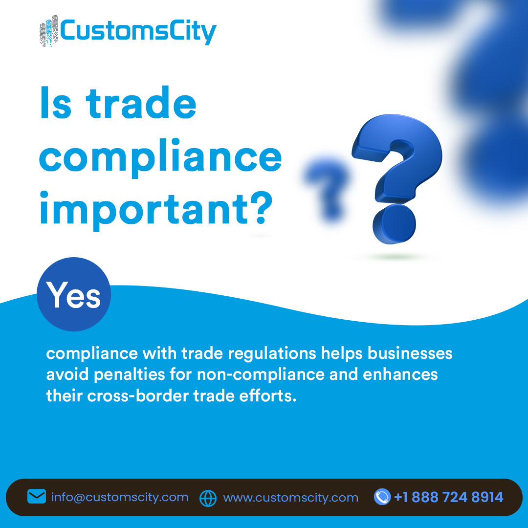 CustomsCity's tweet image. zurl.co/0v2J2  👉🔍 Is Trade Compliance Important? Absolutely!
It protects your business, reduces costly delays, and ensures smooth cross-border operations.👈
#TradeCompliance #GlobalTrade #CrossBorderSolutions #ComplianceMatters #CustomsCity