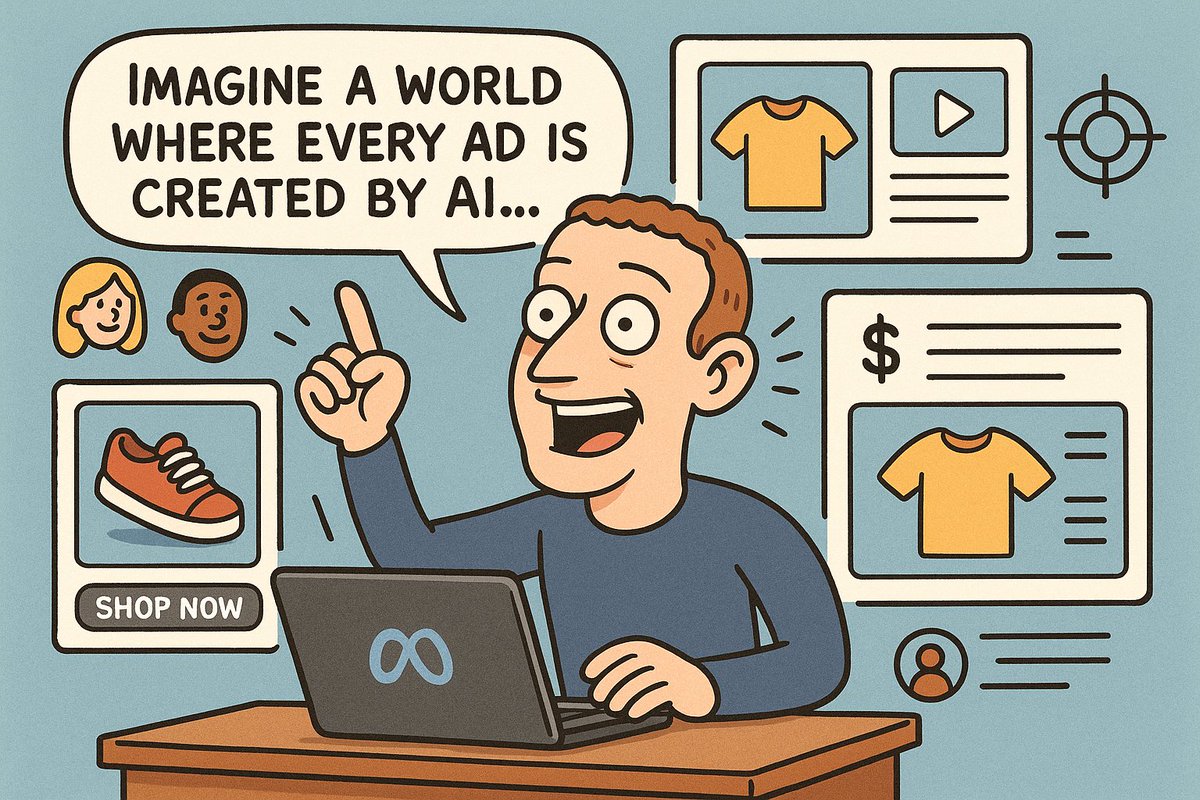 Imagine a world where every ad you see online has been dynamically created just for you...

Meta is building an AI system that will create your entire ad campaign from just a product photo and budget. 

The AI will generate complete ads including images, videos, and text, while