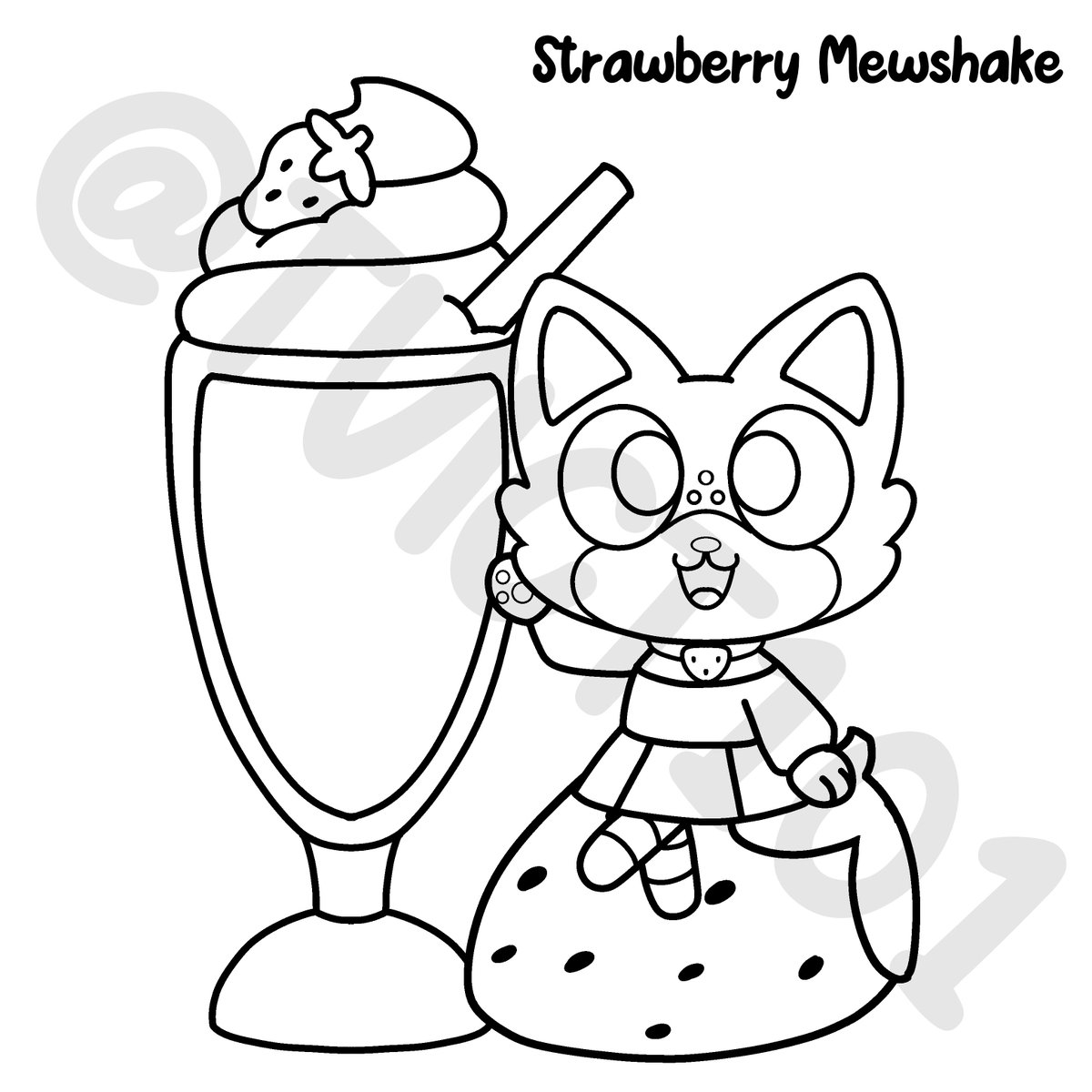 So, I did something during my sad days. This is one of the pages from a coloring book I’ve been working on! It’s full of dessert-themed animal characters and honestly… It’s been really relaxing to make. Lemme know what you guys think!

#Coloringbook #cozyart #indieartist