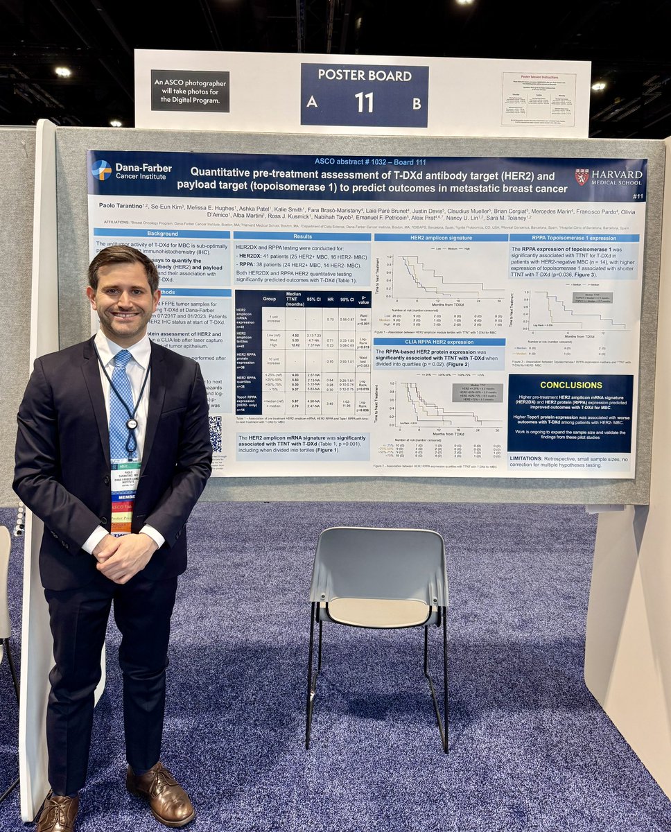 Paolo Tarantino (@ptarantinomd) on Twitter photo Dr. Isaacs made it clear in her DB09 discussion: we need biomarkers to tailor treatment with T-DXd! At <a href="/DFCI_BreastOnc/">Dana-Farberās Breast Oncology Center</a>, weāre committed to develop them. With the help of terrific partners, we tested HER2DX & RPPA in a pilot of 40 pts. Intriguing results, working on validation. Dr. Isaacs made it clear in her DB09 discussion: we need biomarkers to tailor treatment with T-DXd! At <a href="/DFCI_BreastOnc/">Dana-Farberās Breast Oncology Center</a>, weāre committed to develop them. With the help of terrific partners, we tested HER2DX & RPPA in a pilot of 40 pts. Intriguing results, working on validation.