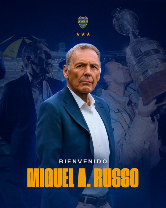 "Miguel Russo"

Porque fue presentado oficialmente como DT de Boca.