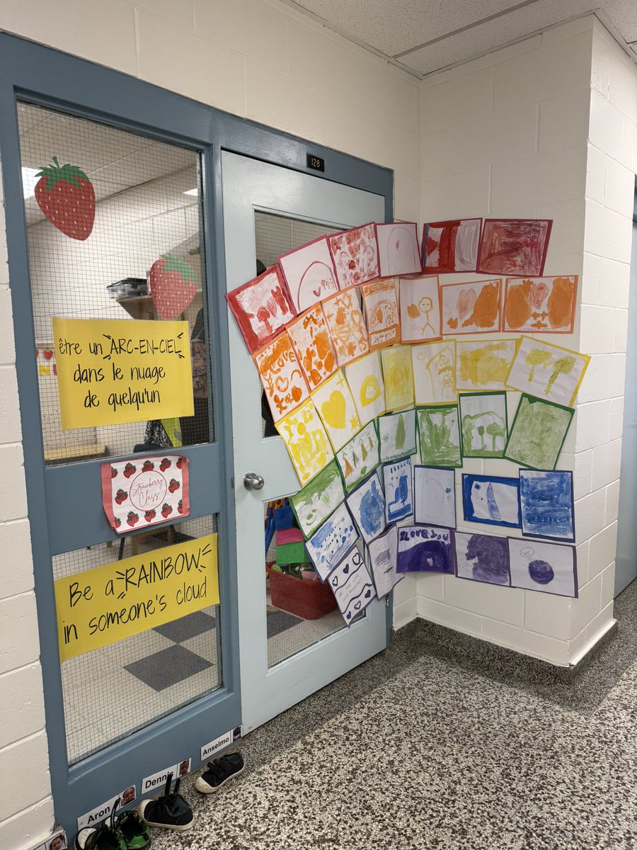 Kicking off #PrideMonth by using our new outside painting boards and finishing our door decorations 🏳️‍🌈🎨🖌️ <a href="/PrincePeaceOCSB/">Prince of Peace School</a> <a href="/OttCatholicSB/">Ottawa Catholic School Board</a> <a href="/ocsbequity/">@OCSBEquity</a> #BeCommunity