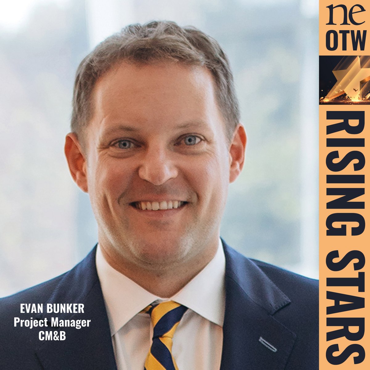 2025 Ones To Watch - Rising Stars: Evan Bunker, CM&amp;B - Read More here: hubs.la/Q03q9pmZ0 #NEREJ #commercialrealestate #risingstars