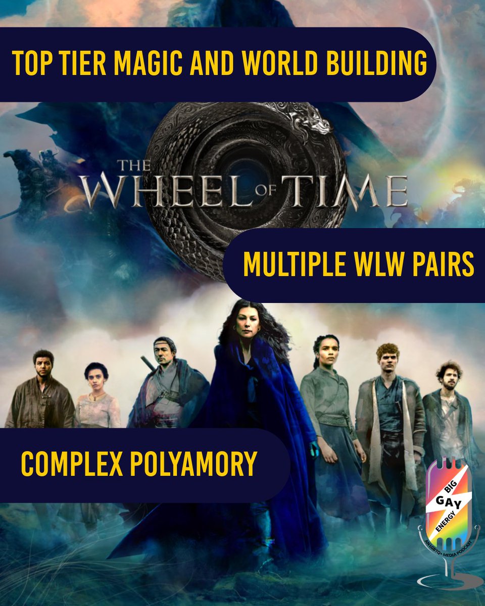 BigGayEnergyPod's tweet photo. It's time to celebrate fantastical media as magical as #pridemonth What is your favorite #lgbtq fantasy story?
#thewheeloftime #savewot #savewot #renewwot #renewthewheeloftime #reverse4you #theprioryoftheorangetree #thefinalstrife #fantasybooks https://t.co/6VjQCpeE0w