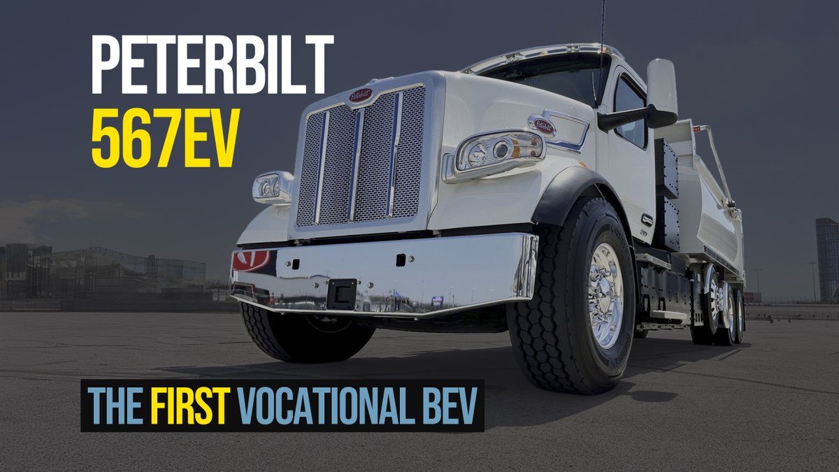 Take a closer look at Peterbilt's latest battery electric beast. ow.ly/vqO350W16rA