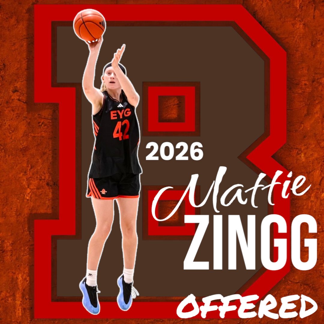 Elevate Elite (@elevate_elite) on Twitter photo Congrats to 2026 6'1 G/W Mattie Zingg on picking up an offer from <a href="/BrownU_WBB/">Brown Women’s Basketball</a> today! This sharpshooter had a great live period in May! More to come! #EYG #3SSB ⏫️📈 Congrats to 2026 6'1 G/W Mattie Zingg on picking up an offer from <a href="/BrownU_WBB/">Brown Women’s Basketball</a> today! This sharpshooter had a great live period in May! More to come! #EYG #3SSB ⏫️📈