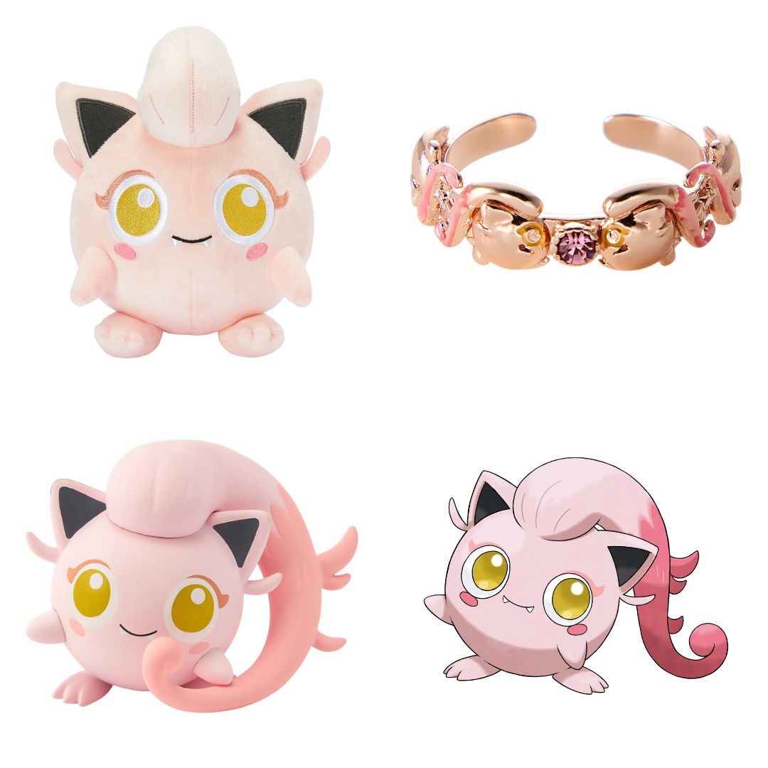 mecchaJP's tweet image. Scream Tail is a pink, dual-type Fairy/Psychic Paradox Pokémon with a spherical body. It has pointed ears with black insides and small tufts of hair beneath them, tiny fangs. Check out our Scream Tail goodies at the link below!
🛑buff.ly/WXvKQAq
#Pokemon #ScreamTail
