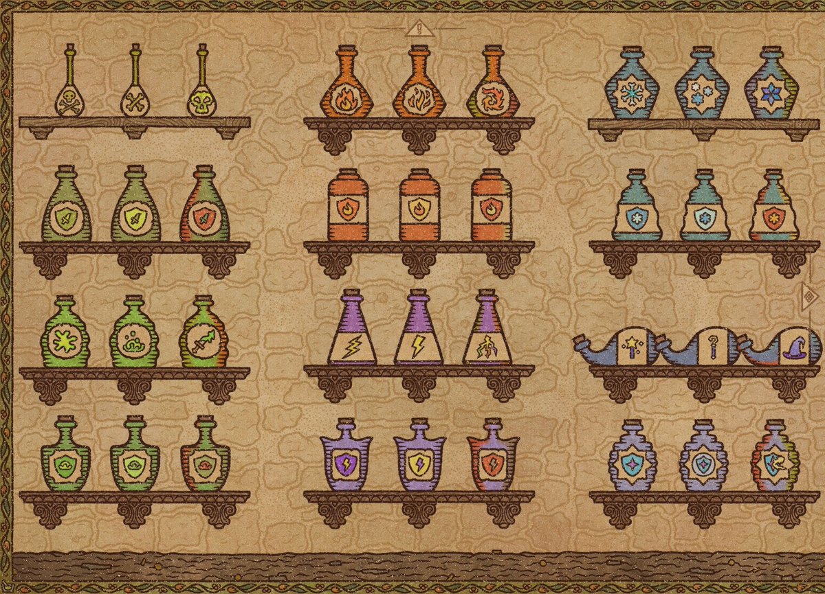 We really enjoyed seeing how marsipan.ig on Instagram organised the shelves in their shop. 

How have you been organising yours, Alchemists?