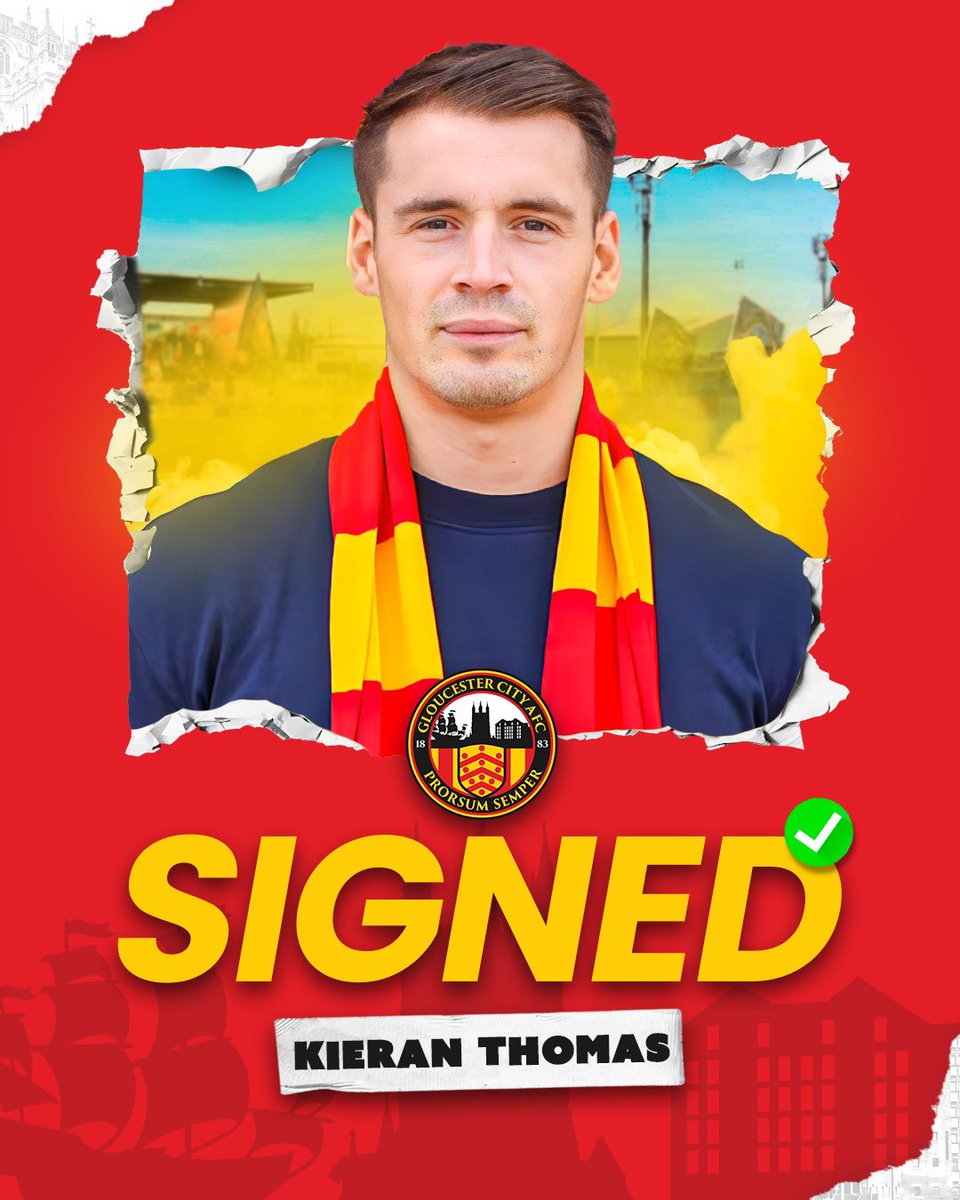 Welcome back to our first summer signing, Kieran Thomas! ✍️