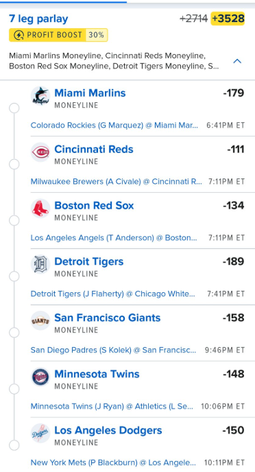 Crazy MLB Lotto ...