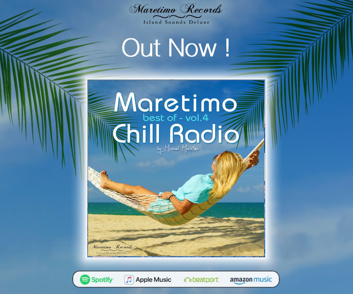 😍 Out Now ! Best Of Maretimo Chill Radio 4 🏝️☀️😎 pure relaxing music
✅ open.spotify.com/intl-de/album/…
✅ music.apple.com/de/album/maret…
Free ✅ bit.ly/Maretimo-Radio… 

#maretimoradio #maretimochillradio #chillmusic #loungemusic #chilloutmusic #relaxingmusic #djmaretimo #maretimorecords