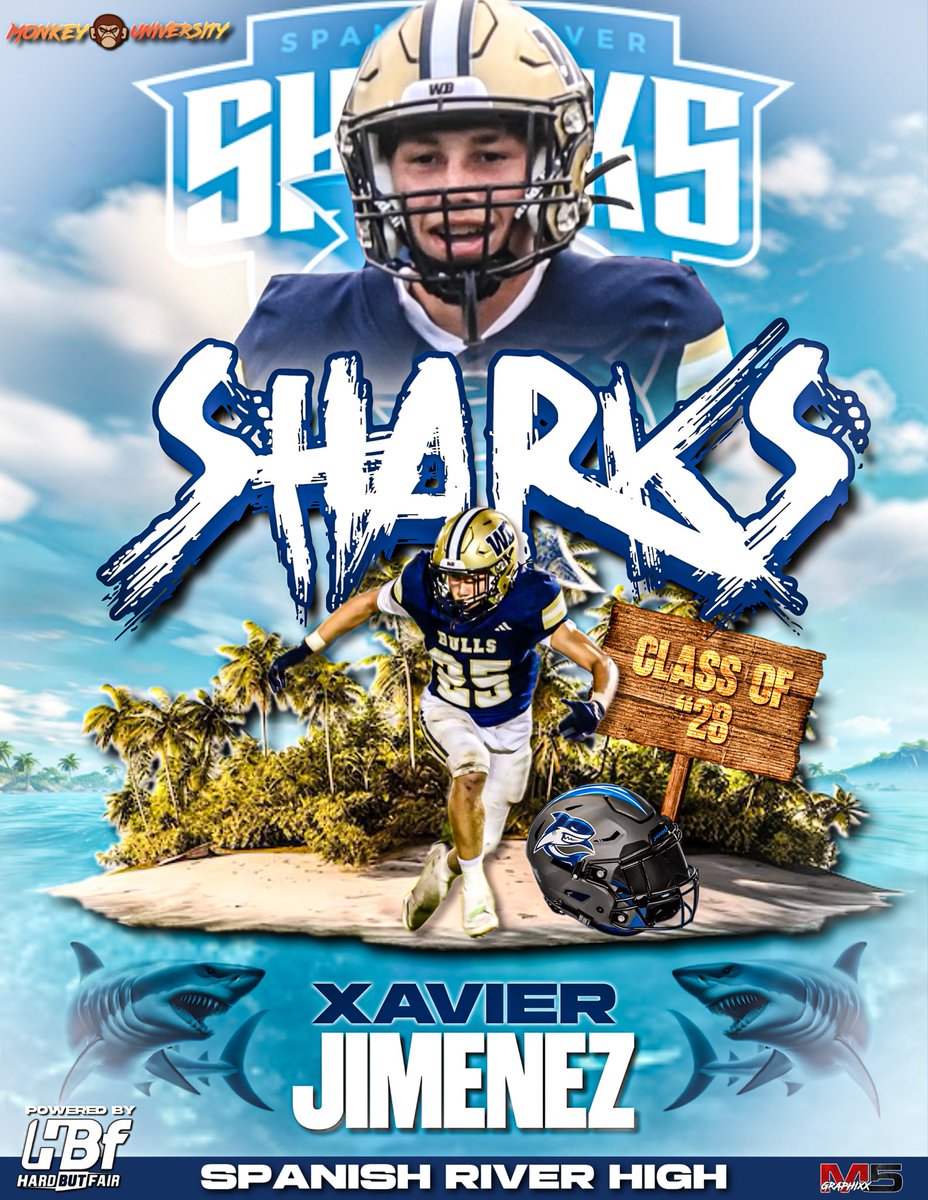 Transferring to <a href="/SpanishRiverFB/">Spanish River Sharks</a> LFG🦈 
Let’s get to work 
<a href="/CoachLaSala/">Nick LaSala</a> <a href="/EraPrep/">New Era Prep</a>