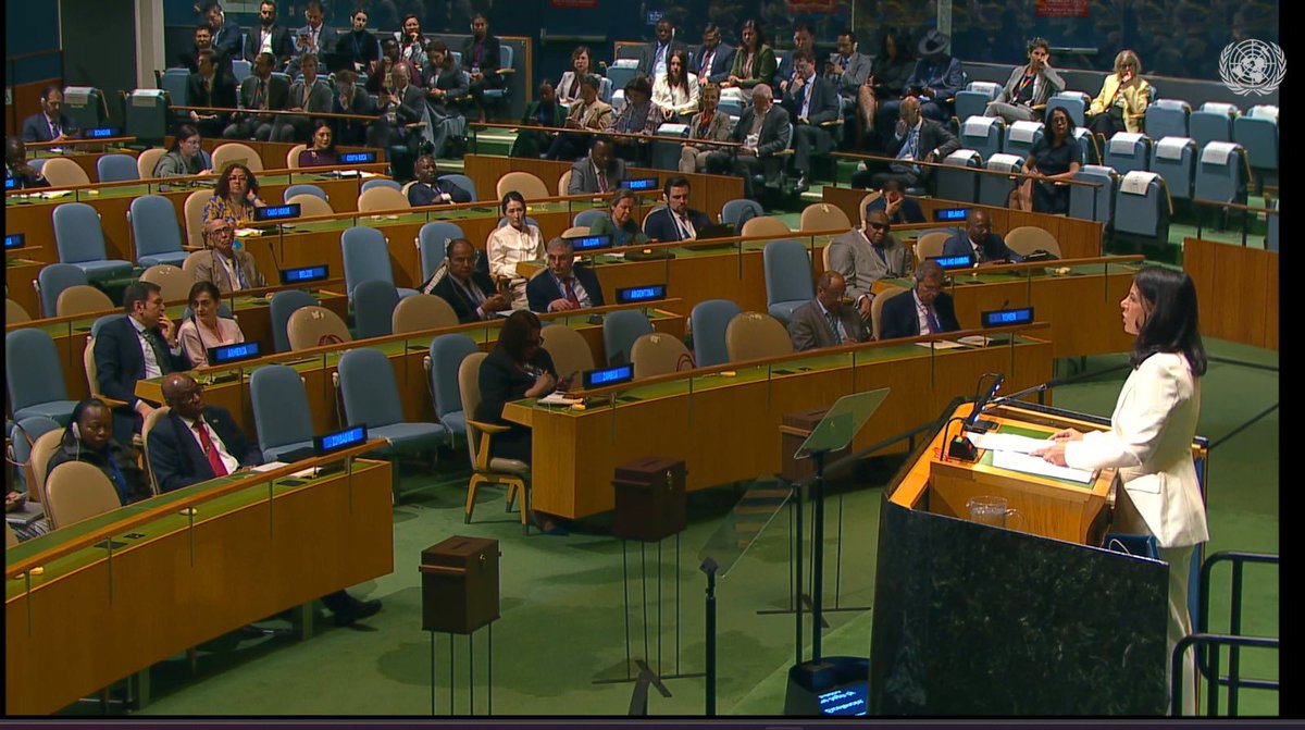 African Union Mission to the UN (@africanunionun) on Twitter photo Congratulations to <a href="/UN_PGA/">UN GA President</a>-elect, H.E. <a href="/AnnaIenaBaerbok/">Außenminsterin AnnaIena Baerbock (Parodie)</a> of #Germany, only the 5th woman to be elected to lead <a href="/UN/">United Nations</a> General Assembly in its 80 year history. Her election to preside over #UNGA80 marks a significant milestone for #WomensLeadership in the global arena.
The Congratulations to <a href="/UN_PGA/">UN GA President</a>-elect, H.E. <a href="/AnnaIenaBaerbok/">Außenminsterin AnnaIena Baerbock (Parodie)</a> of #Germany, only the 5th woman to be elected to lead <a href="/UN/">United Nations</a> General Assembly in its 80 year history. Her election to preside over #UNGA80 marks a significant milestone for #WomensLeadership in the global arena.
The