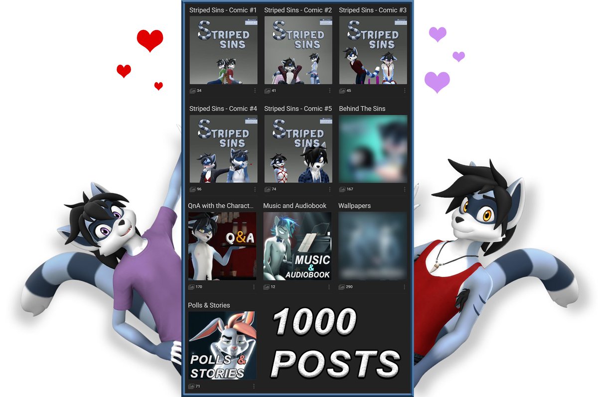 We reached 1000 Posts on SubscribeStar! Yes! Come join us if you want a looot of cool stuff! - subscribestar.adult/stripedsins

A long, lingering slow-burn story between adults brother and sister, where every glance matters, every heartbeat hums.